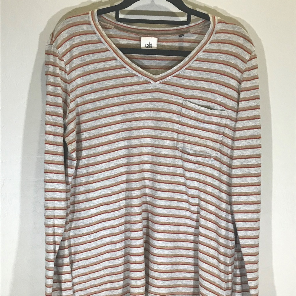 🌵CAbi Striped Long Seeve Tee